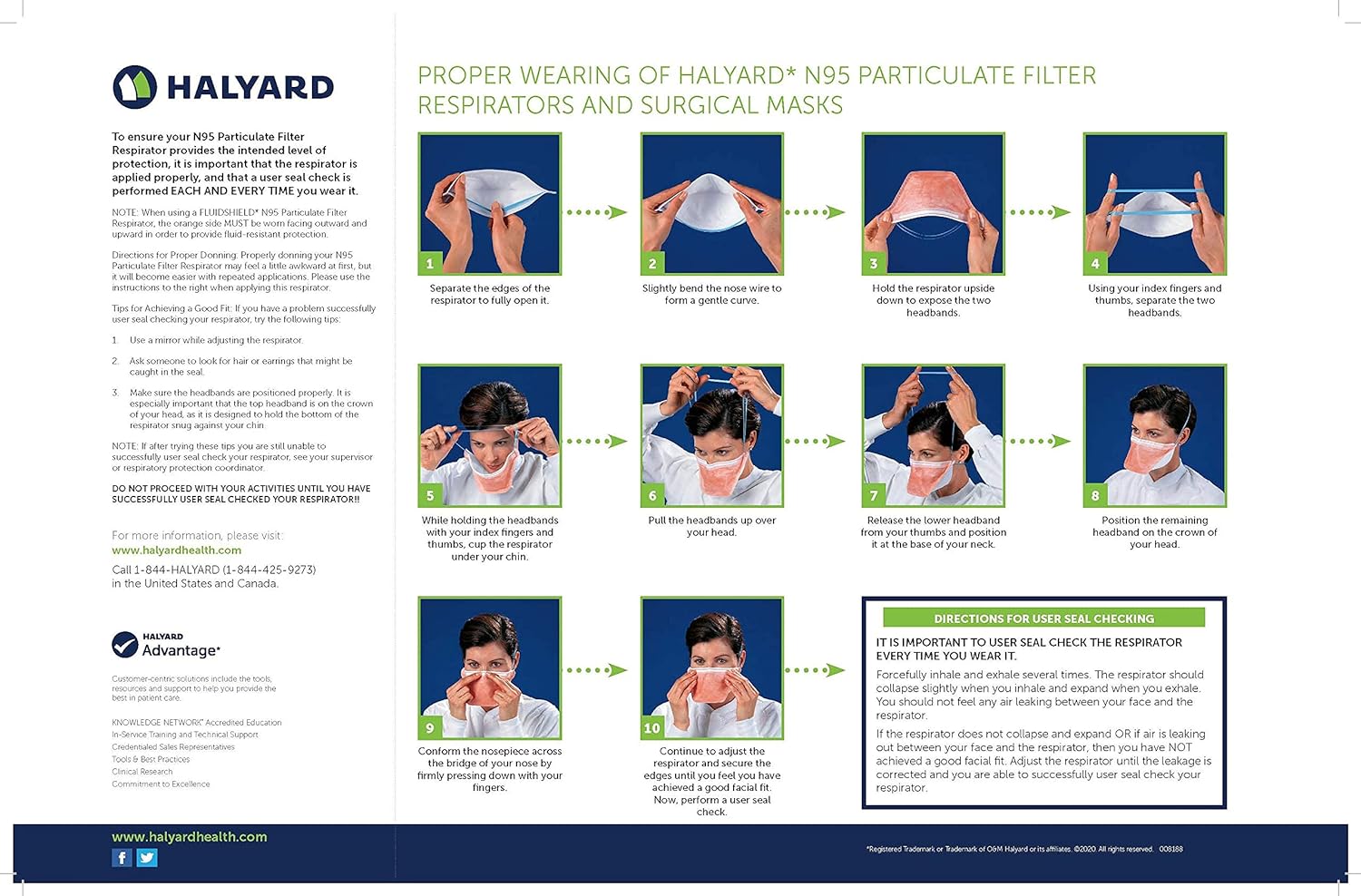Halyard FluidShield N95 Particulate Filter Respirator and Surgical Mask - Box of 35 Halyard FluidShield N95 Particulate Filter Respirator and Surgical Mask - Box of 35